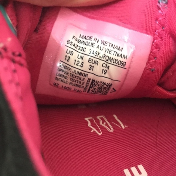 Converse All Star Oxford Loopholes Girls Canvas Shoes size 13 - Picture 6 of 9